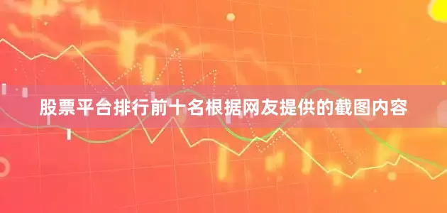股票平台排行前十名根据网友提供的截图内容
